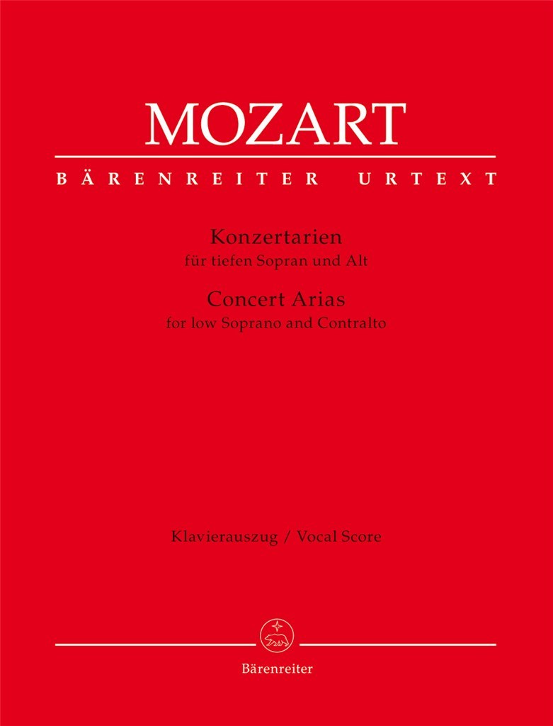 Concert Arias for low Soprano and Contralto